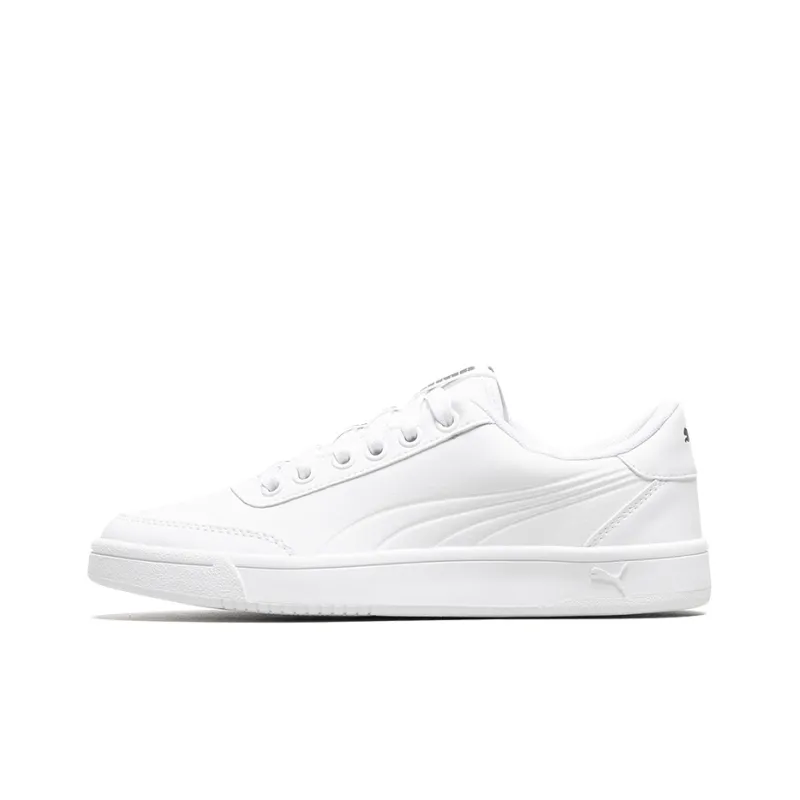 PUMA Court Breaker Bold White Casual Board Shoes 'White Black'-0