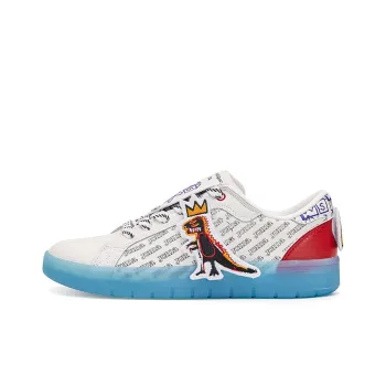 Joma Wear-Resistant Low-Top Skateboard Shoes Men's White Red