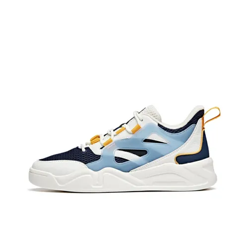 ANTA Skateboard Shoes Men Low-Top Coastal Blue