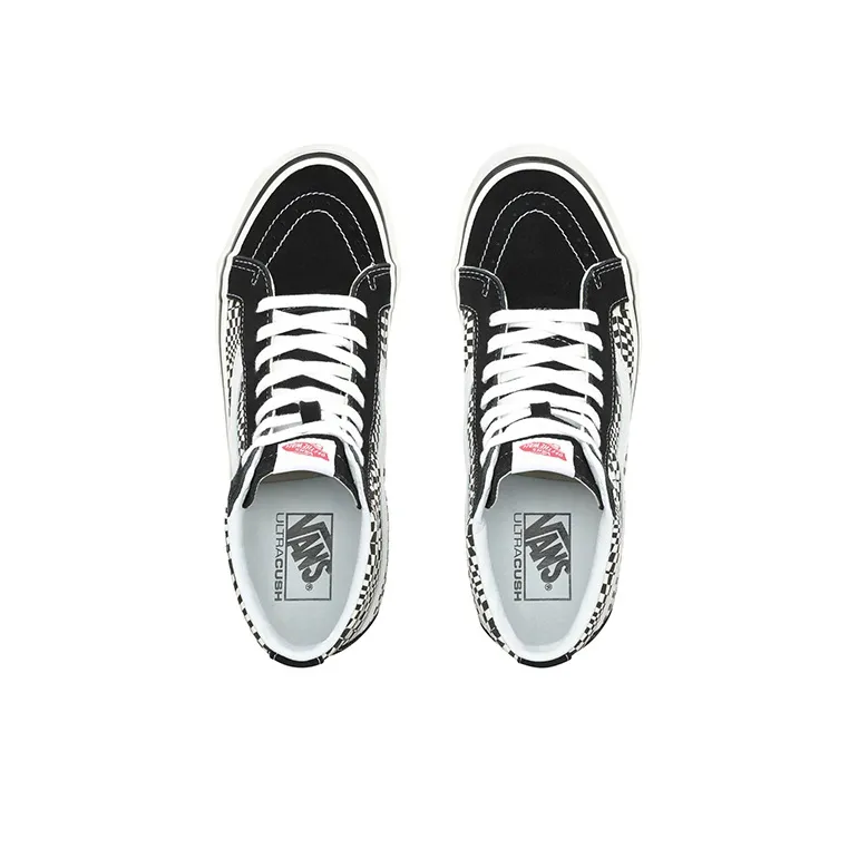 Vans SK8 Hi 38 DX Warp Check-Black White-2