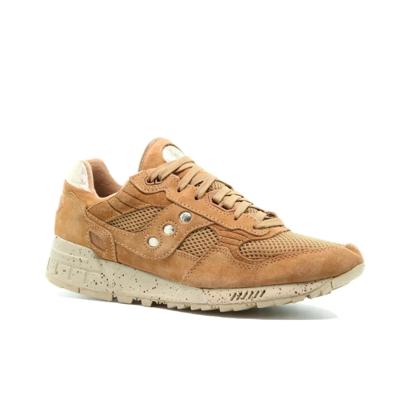 Saucony Shadow 5000 Cushioning Wear-Resistant Low-Top Running Shoes Men's Brown Gold-2