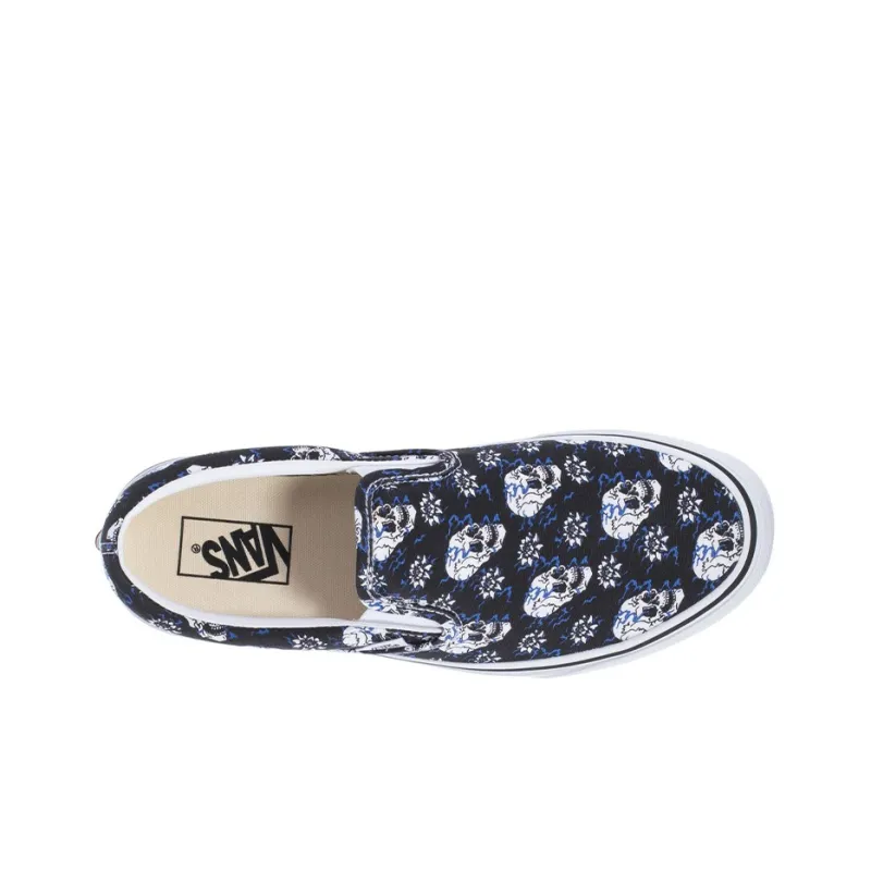 Vans Classic Slip On 'Flash Skull'-3