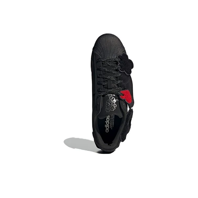 Adidas Melting Sadness X Superstar 'Black Floral Patches'-4