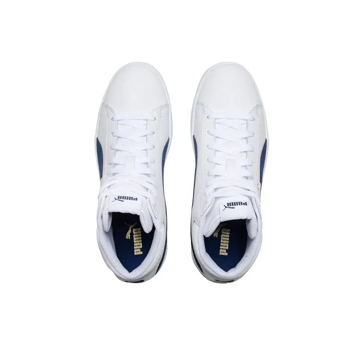 PUMA 1948 Mid Cozy Breathable Mid Tops Casual Skateboarding Shoes Unisex White-3