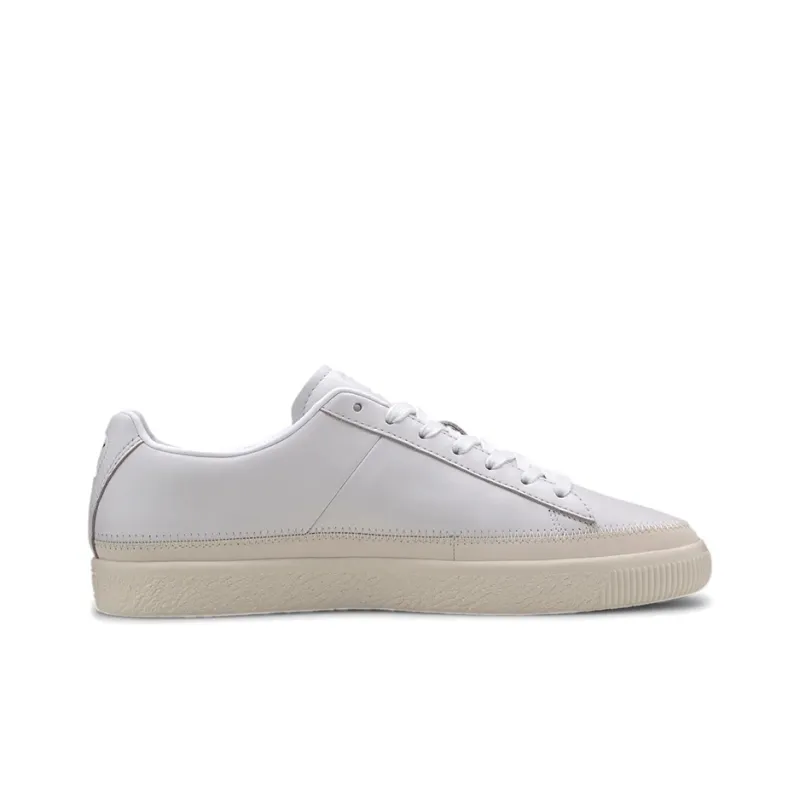 PUMA Basket Trim Prm Retro Low Tops Casual Skateboarding Shoes Unisex White-1