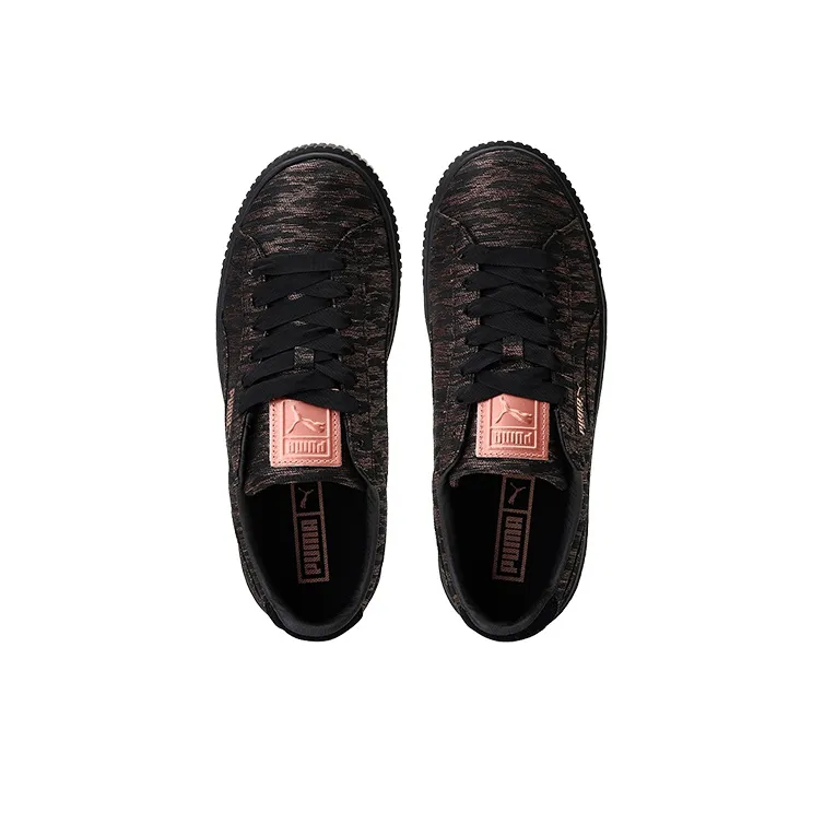 PUMA Basket Platform 'Velvet Rope Black' Women's-2