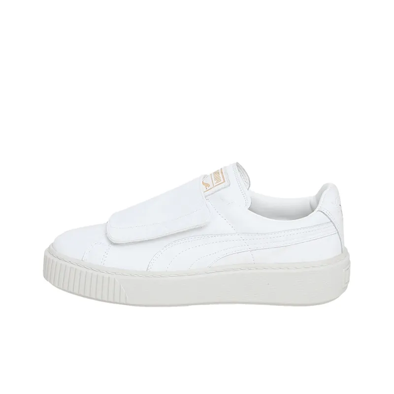 PUMA Basket Platform Big Strap 'White' Women's-0