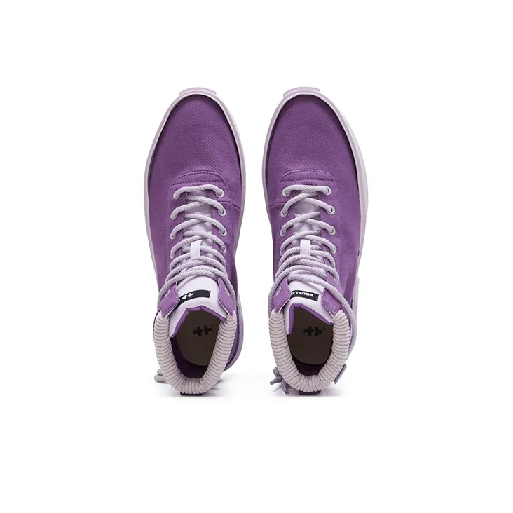 EQLZ EQUALIZER Fault High Skateboard Shoes Unisex Eggplant Purple Misprint-3