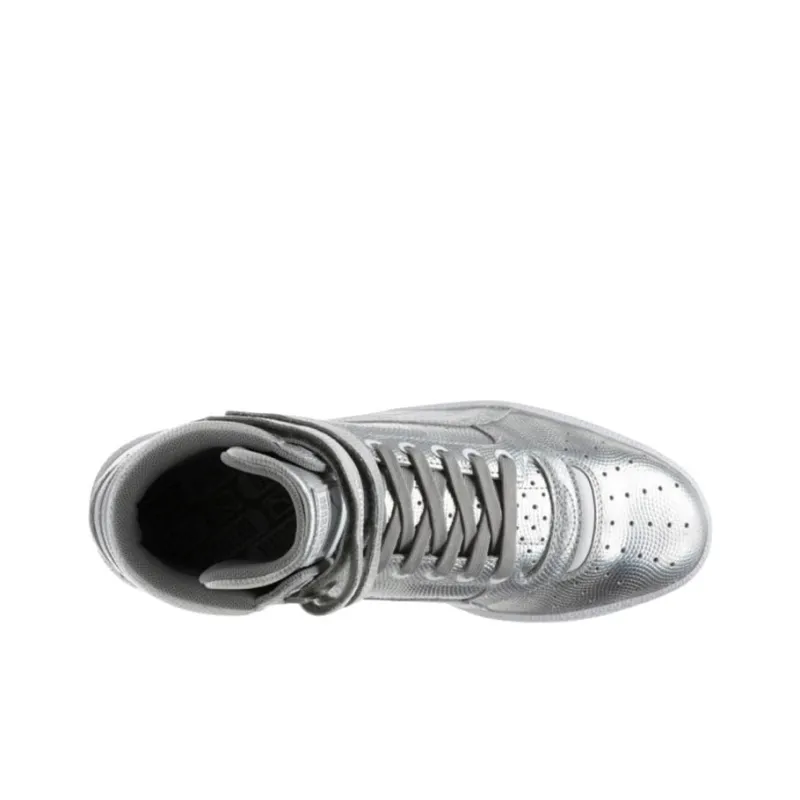 PUMA Sky Support Slip-Resistant Coverage Cushioning High-Top Skateboard Shoes Men's Silver-3
