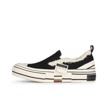 VESSEL G.O.P. Black Slip On Slip on Low Top Skateboard Shoes Unisex Black