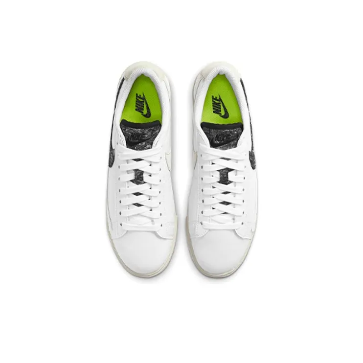 Nike Blazer Low Se 'Recycled Wool Pack White Black' Women's-3