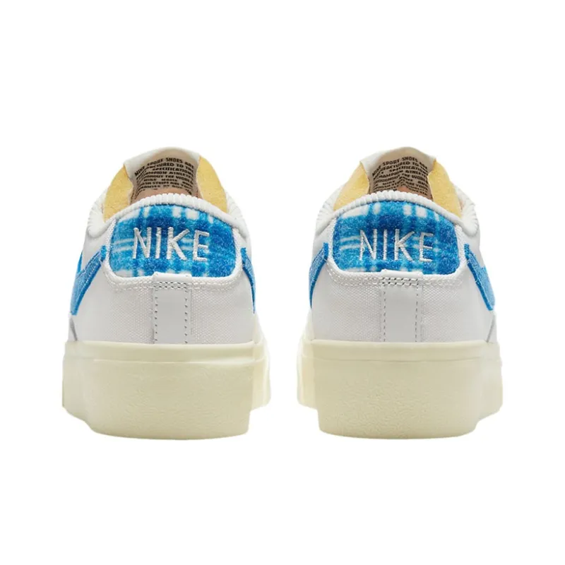 Nike Blazer Low Platform Sail Game Royal Women's-4