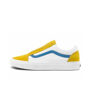 Vans Old Skool White/Yellow/Blue