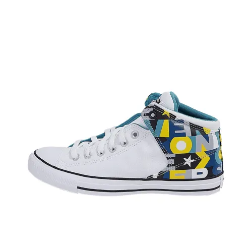 Converse Chuck Taylor All Star Skateboard Shoes Unisex Mid-Top White/Blue/Black