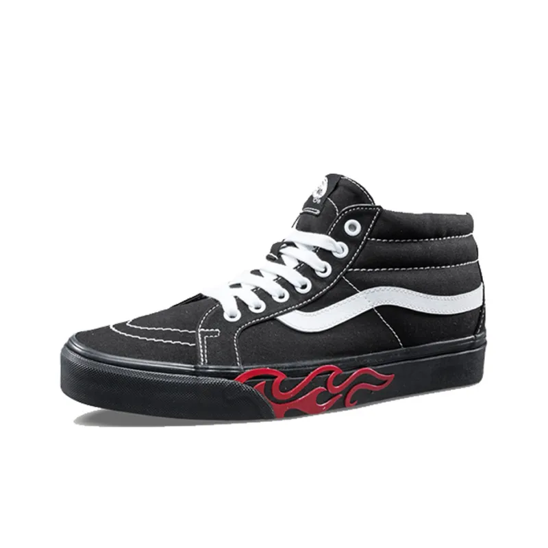 Vans Sk8 Mid Flame Cut Out-1