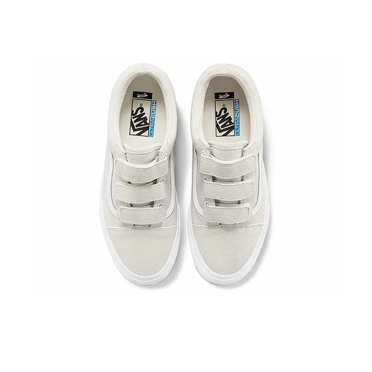 Old Skool Vans V Vlt Lx 'Eco Suede True White'-2