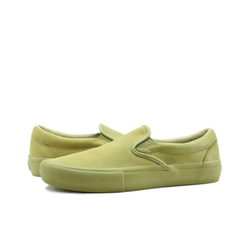 Vans Engineered Garments X Classic Slip On Leather 'Khaki'-2