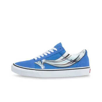 Vans Old Skool Warp Nebula Blue Chrome