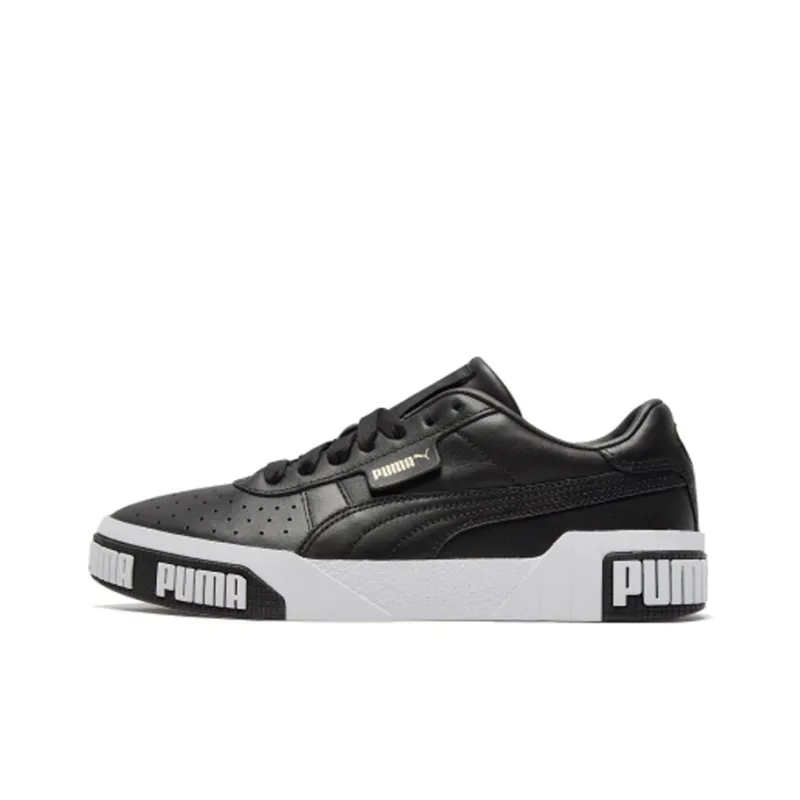 PUMA Cali Bold Black Metallic Gold Women's-0