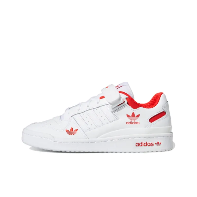Adidas Forum Low Cloud White Red-0