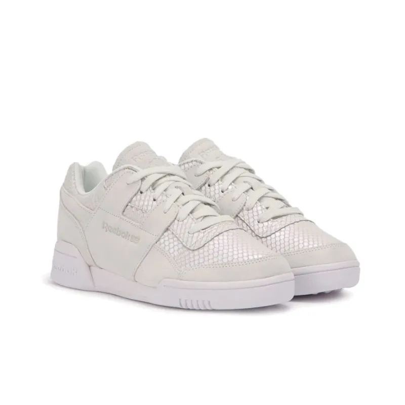Reebok Workout Skateboard Shoes Women's Low-Top Pink Brown-2