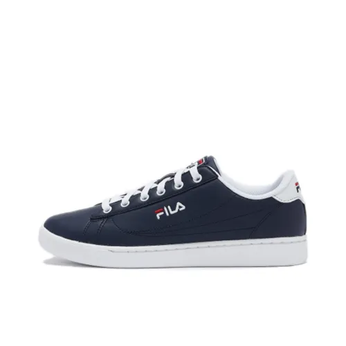 FILA Court Skateboard Shoes Unisex Low-Top Dark Blue