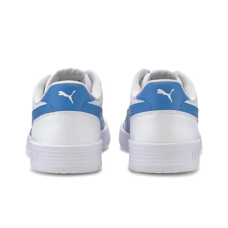 PUMA Caracal SoftFoam Retro Low Top Casual Skate Shoes Unisex White Blue-4