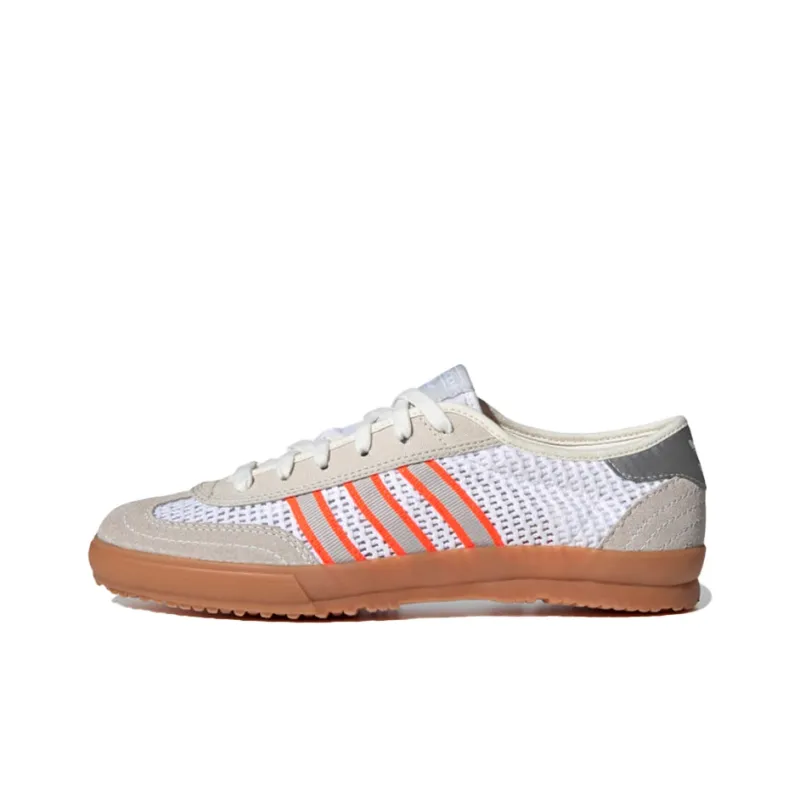 Adidas Originals Tischtennis Slip Resistant Low Top Skateboard Shoes Unisex White Gray-0