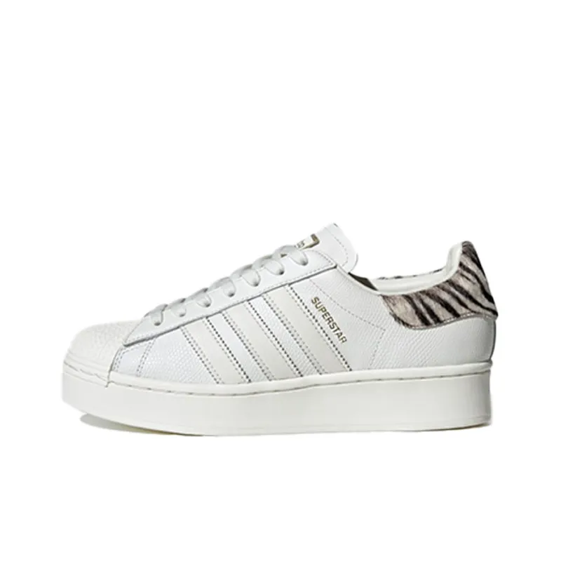 Superstar Women's Adidas Originals Bold 'Heel Patch Animal Print' Women's-0