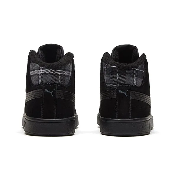 PUMA Smash V2 Mid Wtr Fleece Black Mid Board Shoes-4