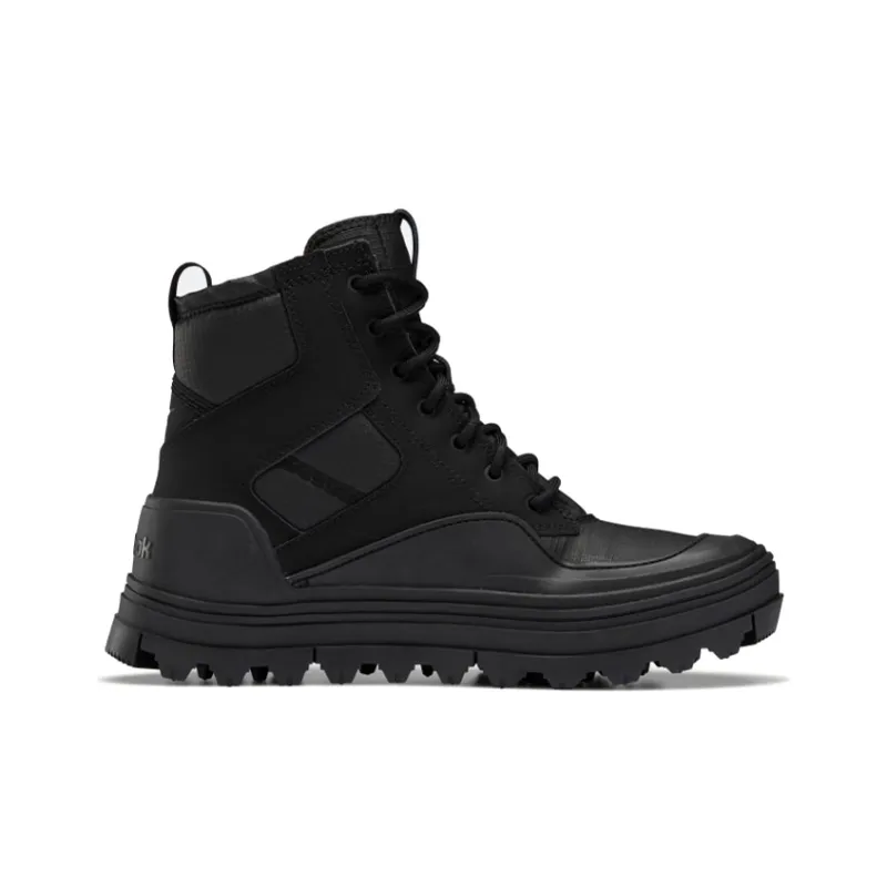 Reebok Women's Club C Cleated Mid 'Triple Black'-1