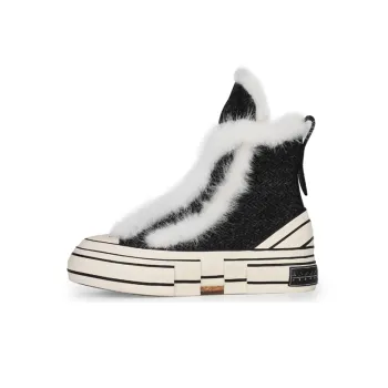 VESSEL Highs Winter Warmers High Top Skateboard Shoes Unisex Black