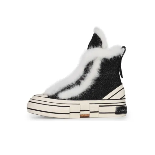 VESSEL Highs Winter Warmers High Top Skateboard Shoes Unisex Black