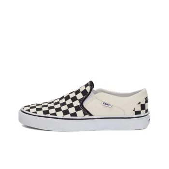 Vans Asher Checkerboard Black White Women's