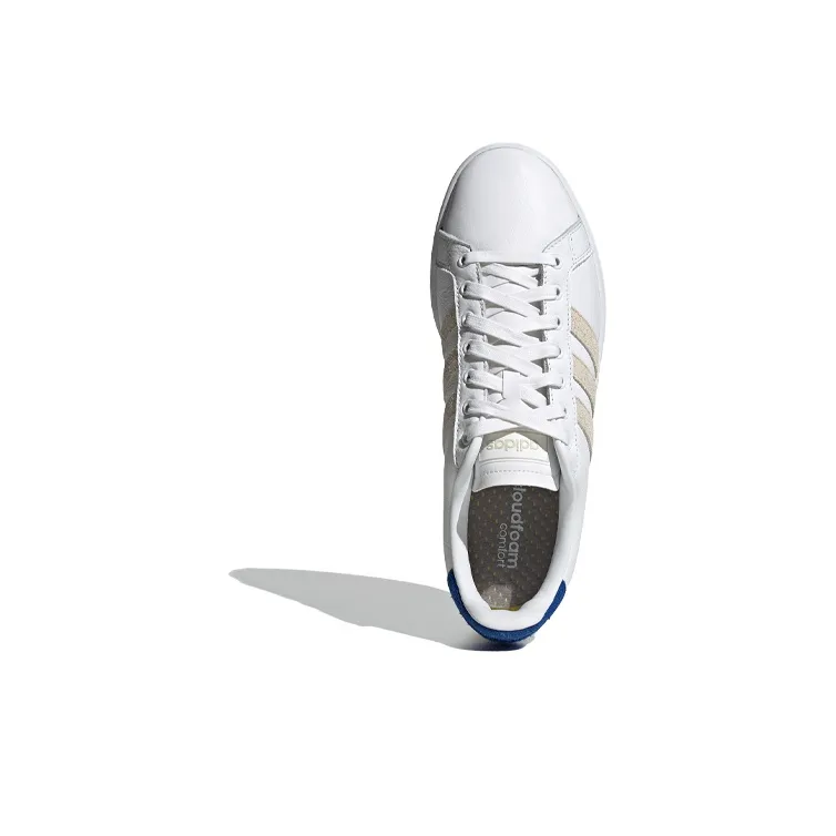 Grand Court Adidas Neo 'White Aluminium'-4