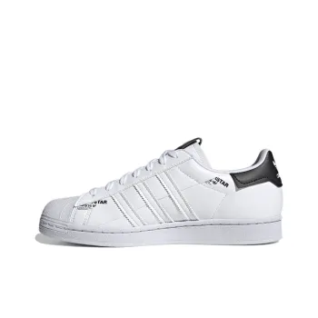 Adidas Originals Superstar White Black Logo Print