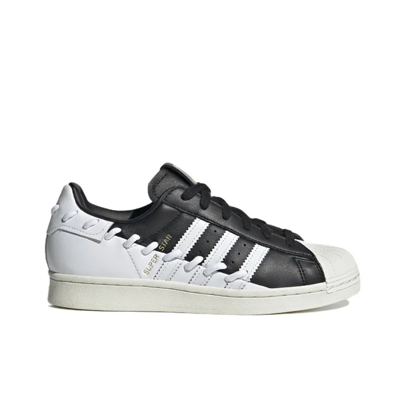 Adidas Originals Superstar 'Stitched Black White' Women's-1
