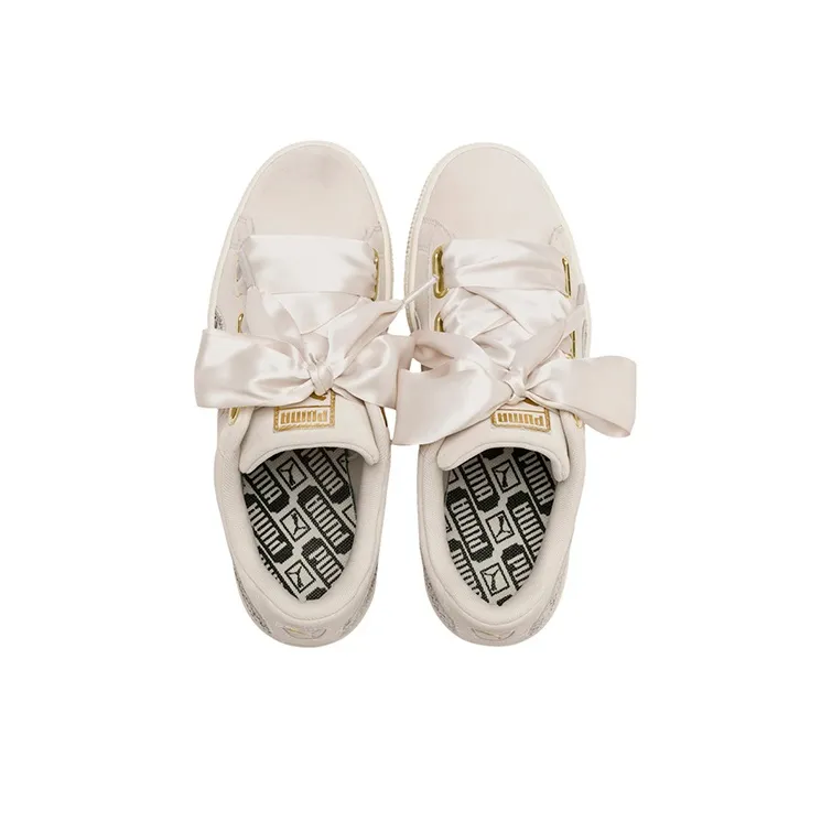 PUMA Suede Heart Snake Lux Sneakers Pink Women's-3