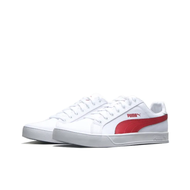PUMA Smash Vulc Canvas 'White American Beauty'-1