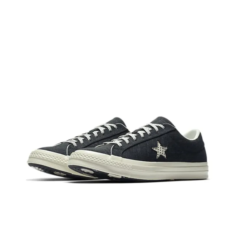 Converse One Star Ox 'Black And White'-2