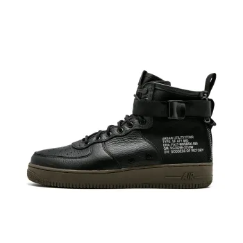 Nike Sf Air Force 1 Mid Black Dark Hazel
