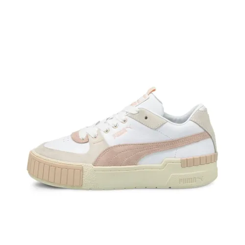 PUMA Cali Series Skateboard Shoes Women's Low-Top White/Pink