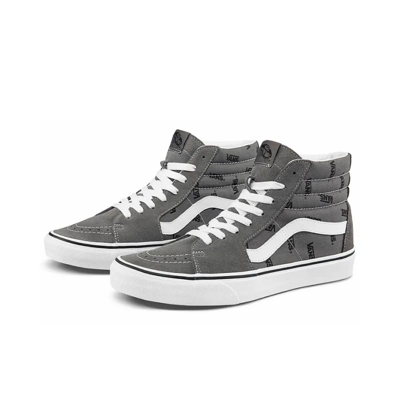 Vans Unisex SK8 High Top Sneakers Grey Gray-1
