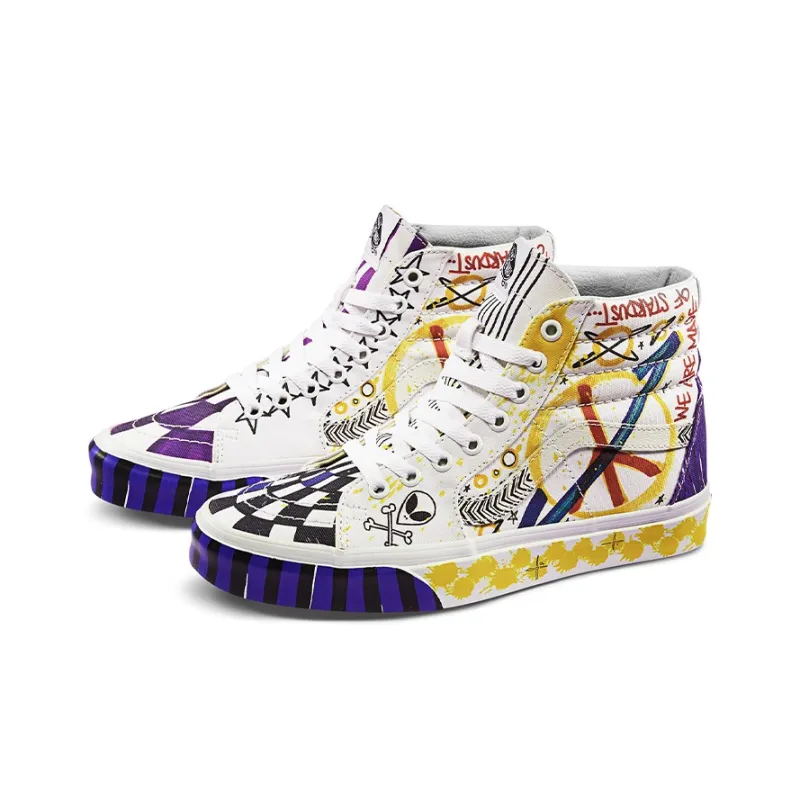 Vans SK8 Hi Galactic Goddes Yellow Blue-2