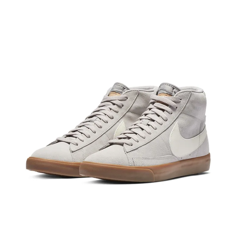 Nike Blazer Mid Grey White-1