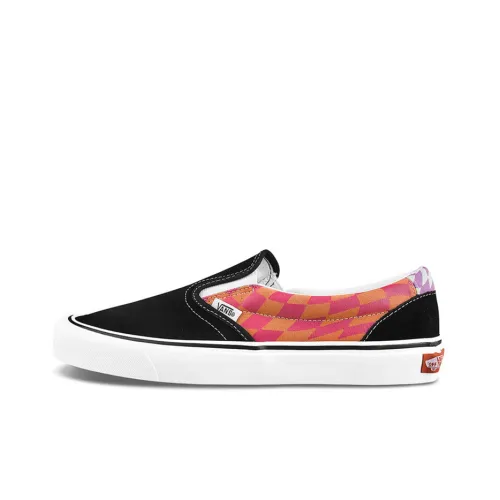 Vans Slip-on Skateboard Shoes Unisex Low-Top Purple/Red/Black