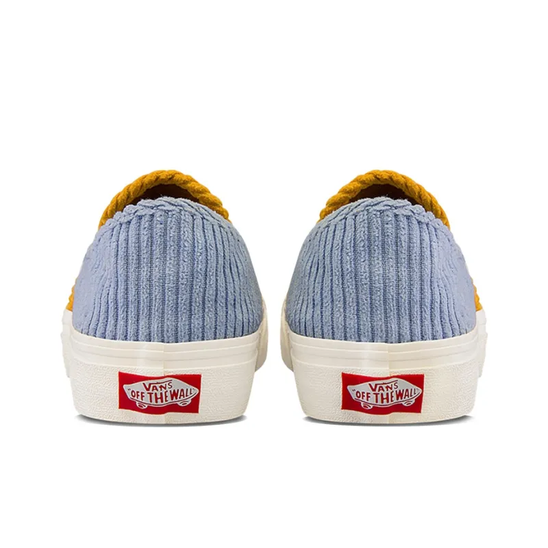 Vans Unisex Slip On Sneakers Yellow/Blue-4
