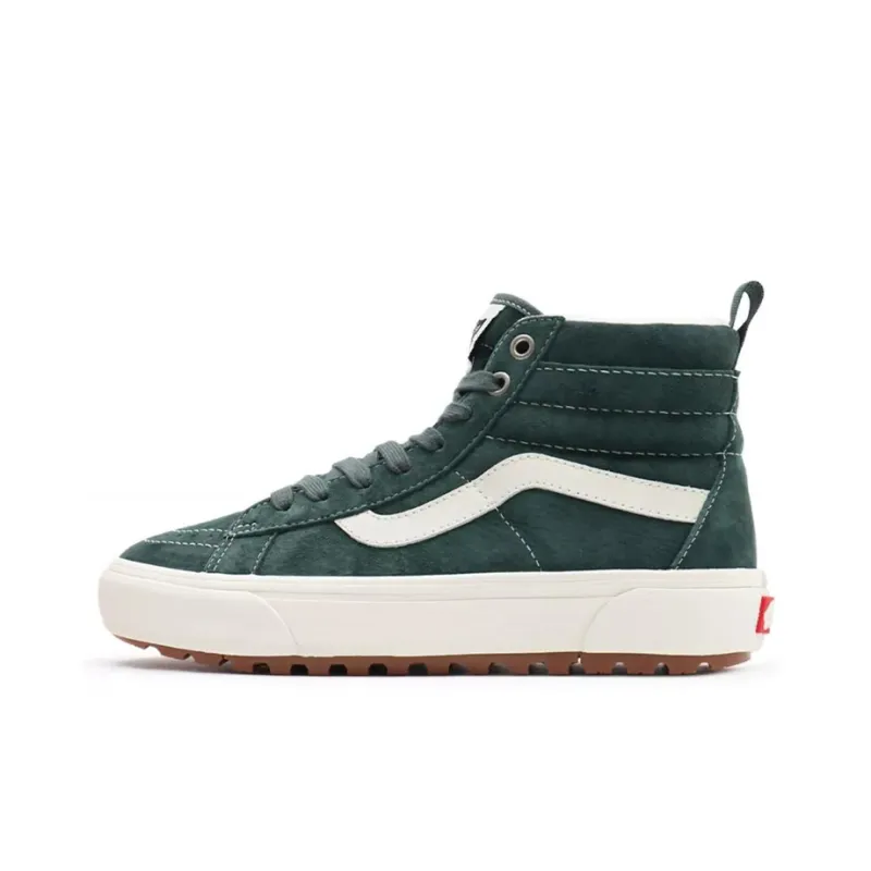 Vans Unisex SK8 HI Mte 1 High Top Sneakers White/Green-0
