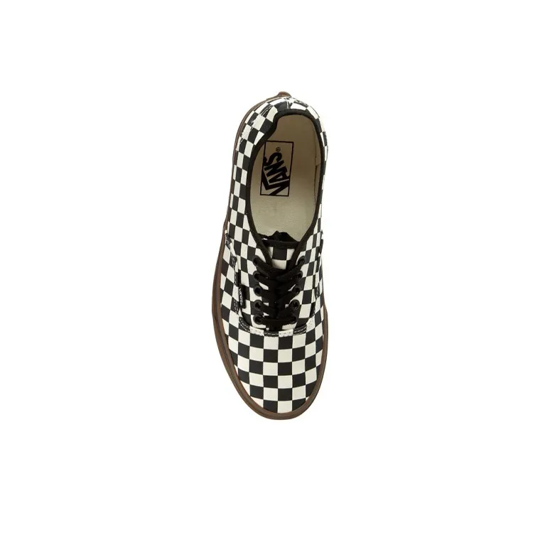 Vans Authentic Checkerboard Black Gum-2