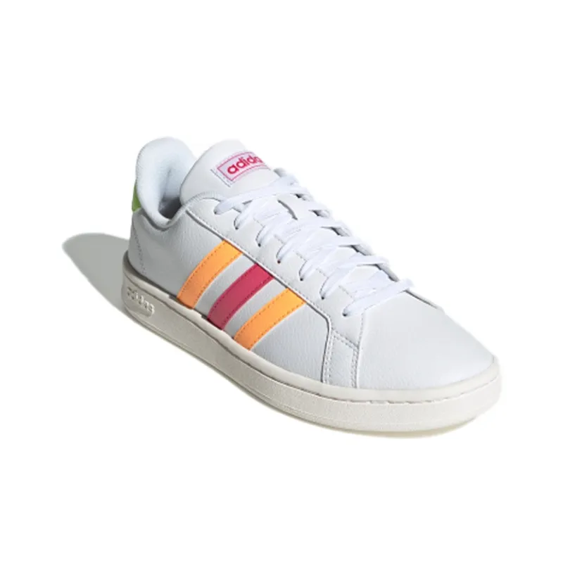 Adidas Neo Grand Court 'White Pink Orange' Women's-2